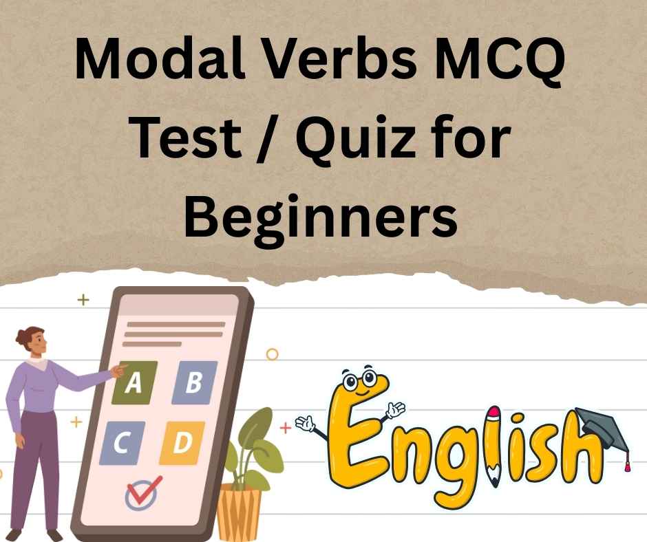 MCQs on modal auxiliaries